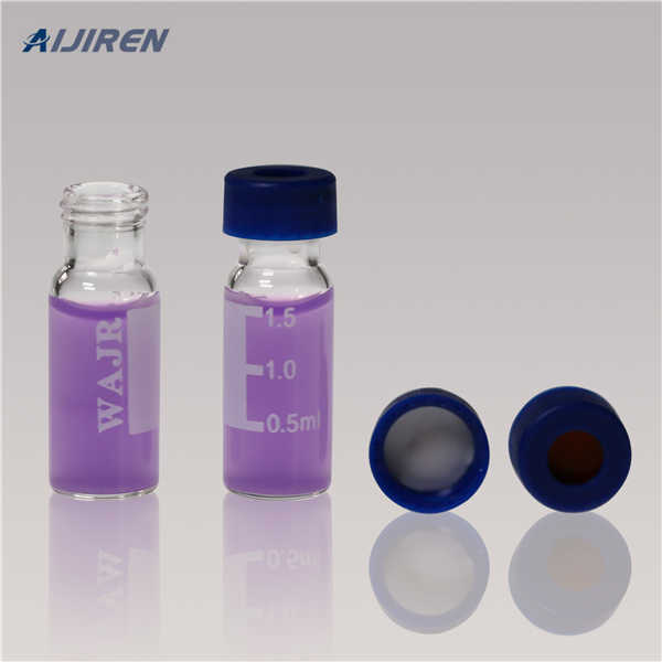 very low expansion coefficient autosampler glass vials slit